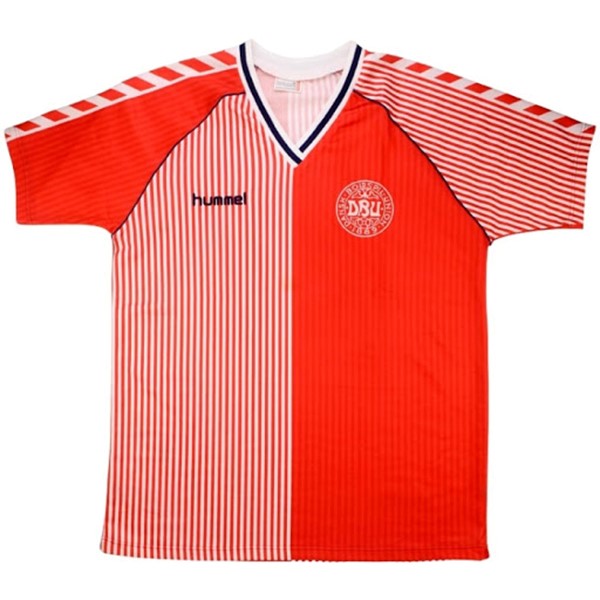 Tailandia Camiseta Dinamarca Primera equipo Retro 1986 Rojo